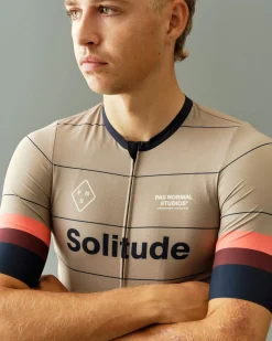 Pas Normal Studios Men's Solitude Late Drop Jersey — Beige^ Jerseys