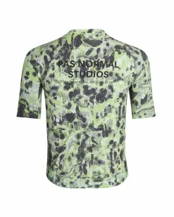 Pas Normal Studios Men's Solitude Late Drop Jersey — Acid Green^ Jerseys