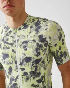 Pas Normal Studios Men's Solitude Late Drop Jersey — Acid Green^ Jerseys
