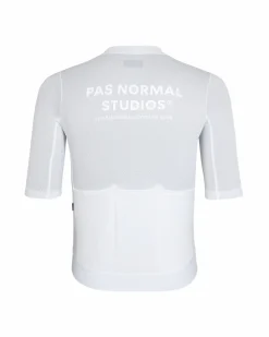 Pas Normal Studios Men's Solitude Mesh Jersey — White^ Jerseys