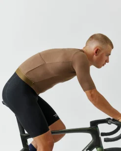 Pas Normal Studios Men's Solitude Mesh Jersey — Brown^ Jerseys