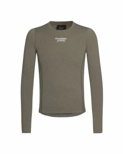 Pas Normal Studios Men's Thermal Long Sleeve Base Layer — Dark Stone^ Base Layers