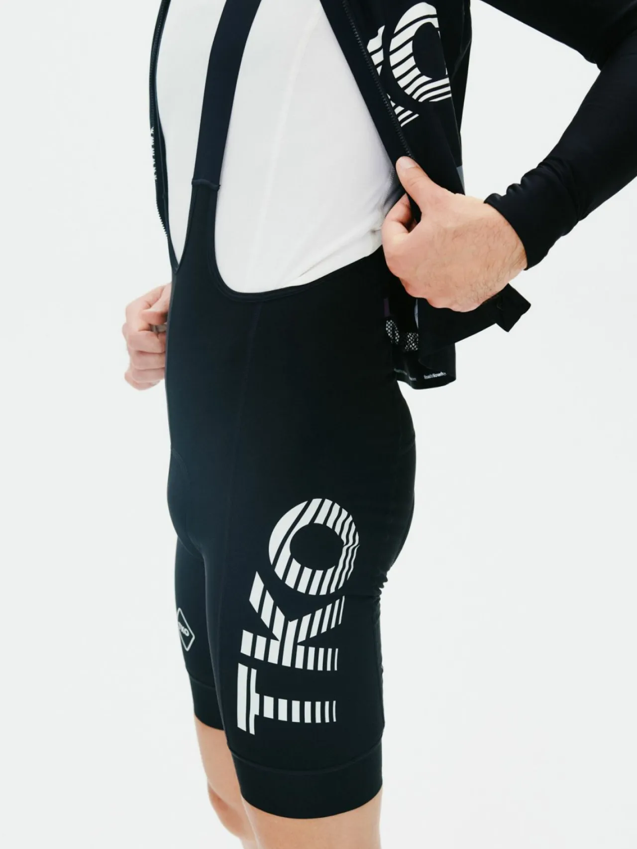 Pas Normal Studios Men's T.K.O. Essential Thermal Bibs — Black^ Bibs