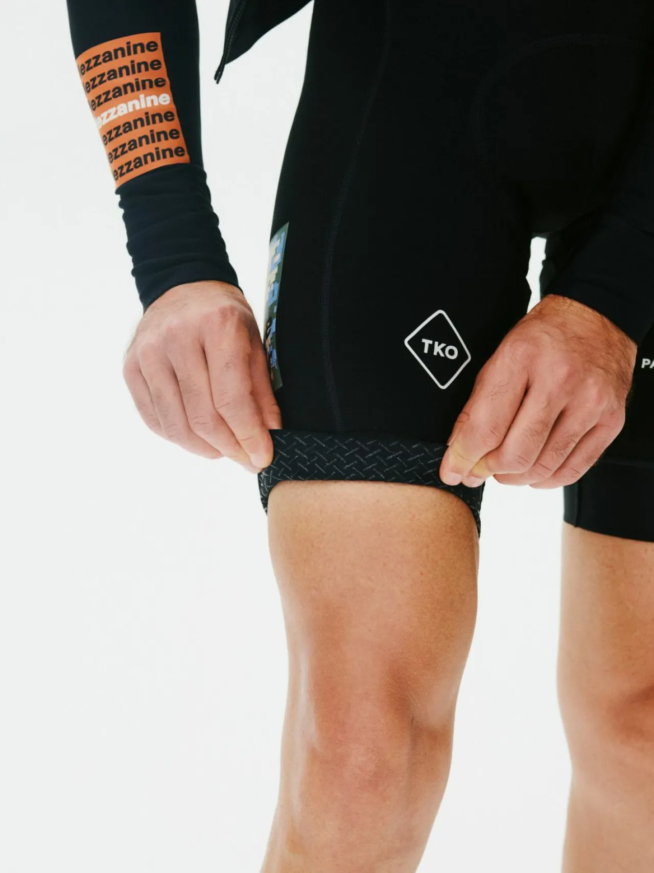 Pas Normal Studios Men's T.K.O. Essential Thermal Bibs — Black^ Bibs