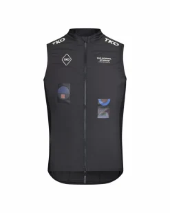 Pas Normal Studios Men's T.K.O. Mechanism Stow Away Gilet — Charcoal^ Jackets & Gilets