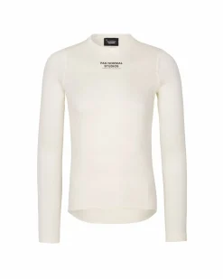 Pas Normal Studios Mid Long Sleeve Base Layer — Off White^Women Base Layers|Base Layers