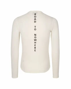 Pas Normal Studios Mid Long Sleeve Base Layer — Off White^Women Base Layers|Base Layers