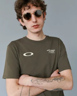 Pas Normal Studios Oakley Off-Race T-shirt — Black Olive^Women Casual|Casual