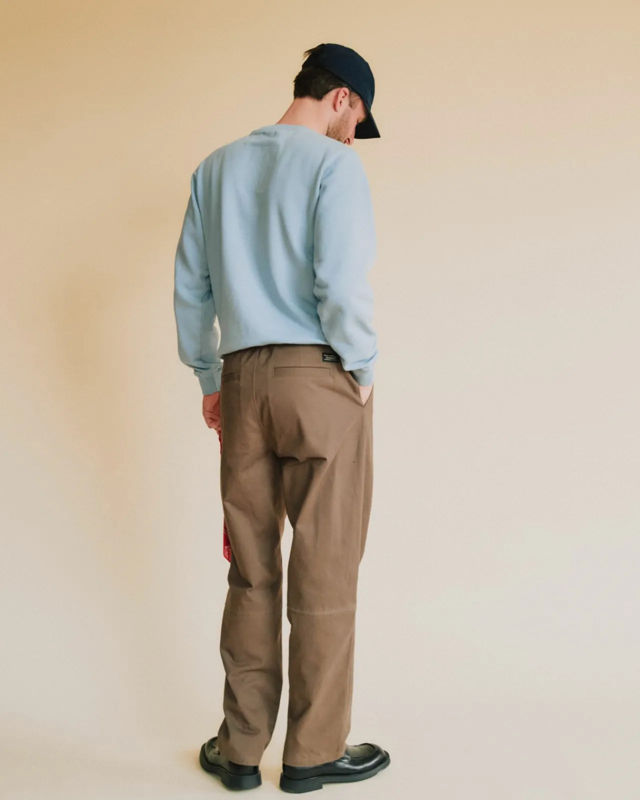 Pas Normal Studios Off-Race Cotton Twill Pants — Ash Brown^Women Casual|Casual