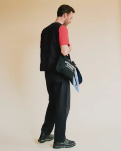 Pas Normal Studios Off-Race Cotton Twill Pants — Black^Women Casual|Casual