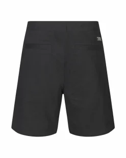 Pas Normal Studios Off-Race Cotton Twill Shorts — Black^Women Casual|Casual