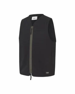 Pas Normal Studios Off-Race Cotton Twill Vest — Black^Women Casual|Casual