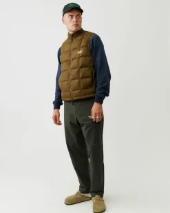 Pas Normal Studios Off-Race Down Vest — Army Brown^Women Casual|Casual