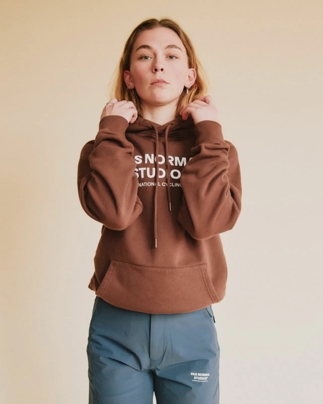Pas Normal Studios Off-Race Logo Hoodie — Bronze^Women Casual|Casual