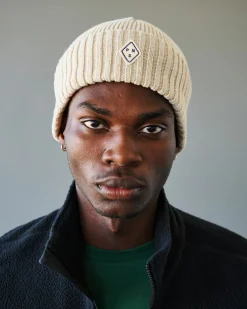 Pas Normal Studios Off-Race Patch Beanie — Sand^Women Casual|Casual