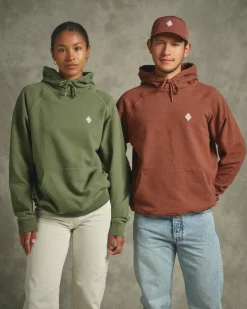 Pas Normal Studios Off-Race Patch Hoodie — Dusty Olive^Women Casual|Casual