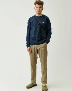 Pas Normal Studios Off-Race Patch Long Sleeve T-Shirt — Navy^Women Casual|Casual