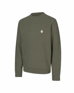 Pas Normal Studios Off-Race Patch Sweatshirt — Dusty Olive^Women Casual|Casual