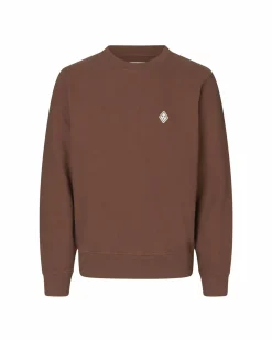 Pas Normal Studios Off-Race Patch Sweatshirt — Rust^Women Casual|Casual