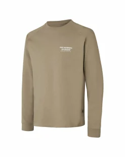 Pas Normal Studios Off-Race PNS Long Sleeve T-Shirt — Beige^Women Casual|Casual