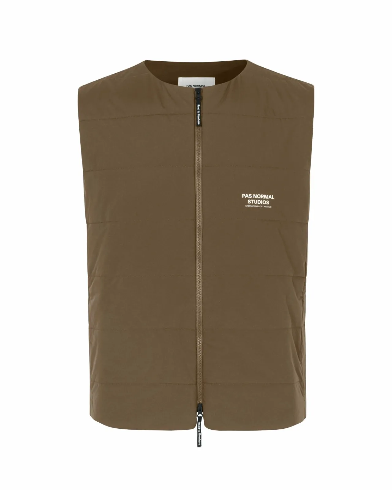 Pas Normal Studios Off-Race Thermal Gilet — Army Brown^Women Casual|Casual