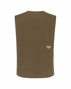 Pas Normal Studios Off-Race Thermal Gilet — Army Brown^Women Casual|Casual