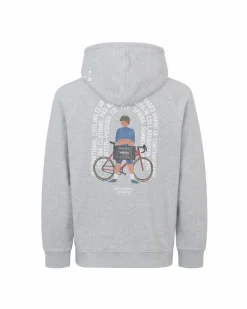 Pas Normal Studios Porter Off-Race Logo Hoodie — Grey^Women Casual|Casual