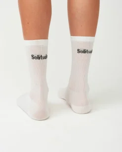 Pas Normal Studios Solitude Socks — White^Women Socks|Socks