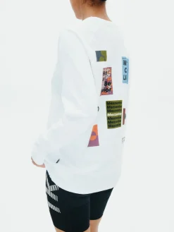 Pas Normal Studios T.K.O. Off-Race Long Sleeve T-shirt — White^Women Casual|Casual