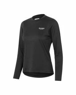 Pas Normal Studios Women's Balance Long Sleeve T-shirt — Black^Women Gym & Training