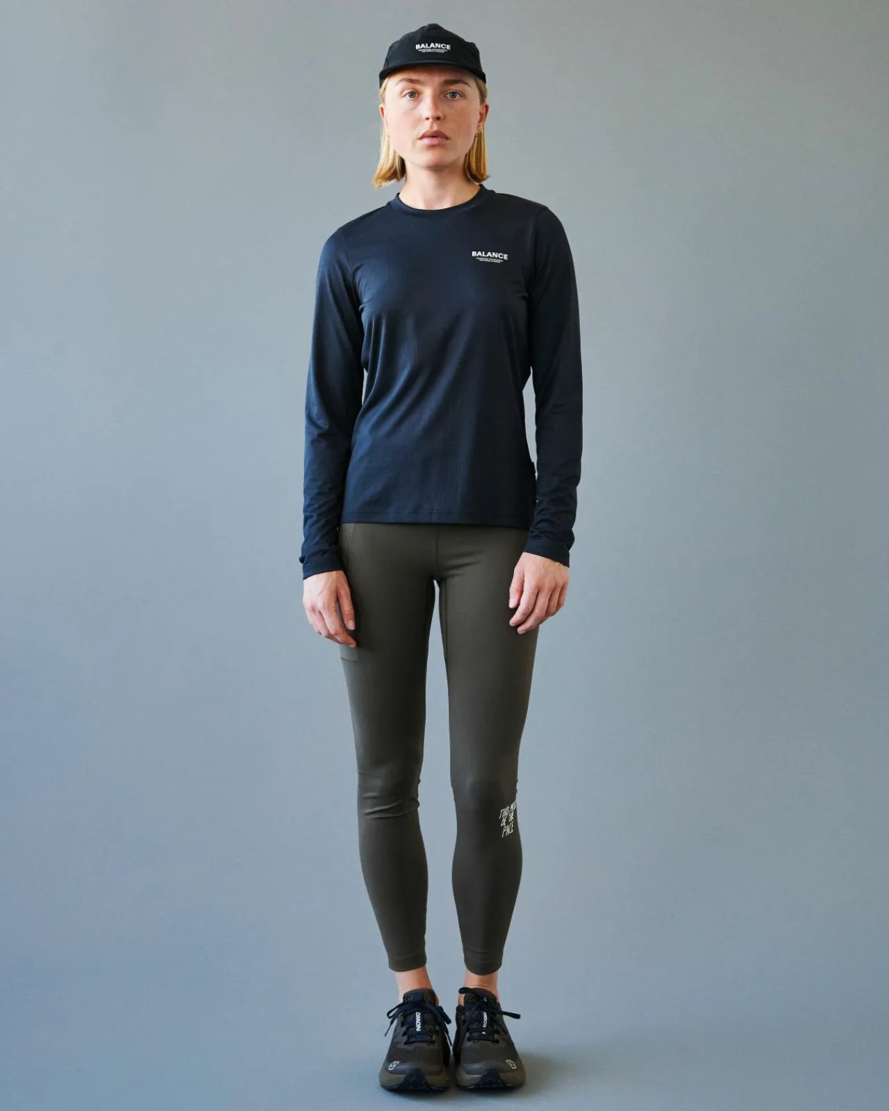 Pas Normal Studios Women's Balance Long Sleeve T-shirt — Black^Women Gym & Training