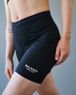 Pas Normal Studios Women's Balance Short Tights — Black^Women Gym & Training