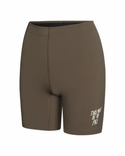 Pas Normal Studios Women's Balance Short Tights — Dusty Brown^Women Gym & Training