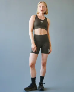 Pas Normal Studios Women's Balance Short Tights — Dusty Brown^Women Gym & Training