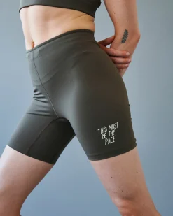 Pas Normal Studios Women's Balance Short Tights — Dusty Brown^Women Gym & Training