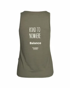 Pas Normal Studios Women's Balance Sleeveless Top — Olive Grey^Women Gym & Training