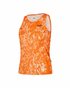 Pas Normal Studios Women's Balance Sleeveless Top — Orange AOP^Women Gym & Training