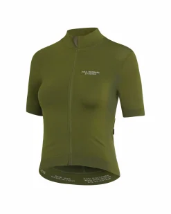 Pas Normal Studios Women's Escapism Knit Jersey — Dark Moss^Women Jerseys