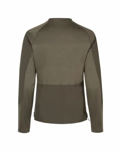 Pas Normal Studios Women's Escapism Technical LS T-shirt — Dark Stone^Women Jerseys