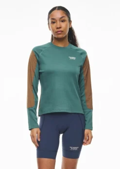 Pas Normal Studios Women's Escapism Technical LS T-Shirt — Dusty Teal^Women Jerseys
