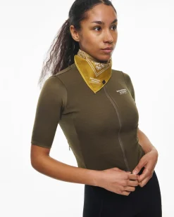 Pas Normal Studios Women's Escapism Wool Jersey — Dark Stone^Women Jerseys