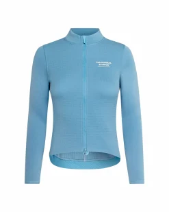 Pas Normal Studios Women's Escapism Wool Long Sleeve Jersey — Sky Blue^Women Jerseys