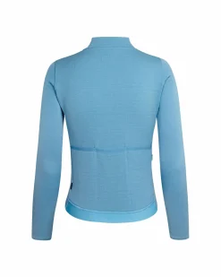 Pas Normal Studios Women's Escapism Wool Long Sleeve Jersey — Sky Blue^Women Jerseys