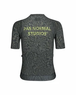 Pas Normal Studios Women's Essential Jersey — Check Olive Green^Women Jerseys