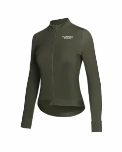 Pas Normal Studios Women's Essential Long Sleeve Jersey — Olive^Women Jerseys