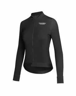 Pas Normal Studios Women's Essential Long Sleeve Jersey — Black^Women Jerseys