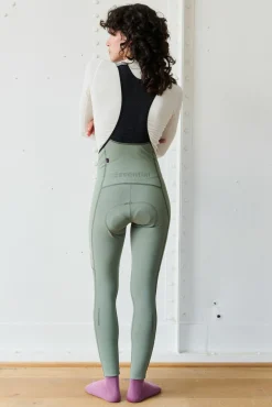 Pas Normal Studios Women's Essential Thermal Long Bib — Dark Celeste^Women Bibs