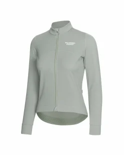 Pas Normal Studios Women's Essential Thermal Long Sleeve Jersey — Dark Celeste^Women Jerseys