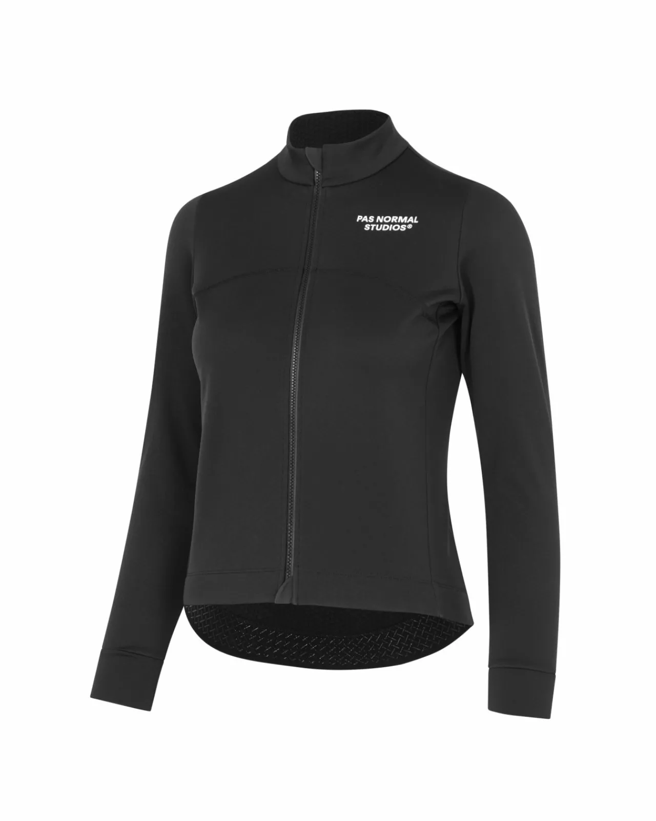 Pas Normal Studios Women's Essential Thermal Long Sleeve Jersey — Black^Women Jerseys