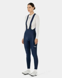 Pas Normal Studios Women's Essential Thermal Long Bib — Navy^Women Bibs